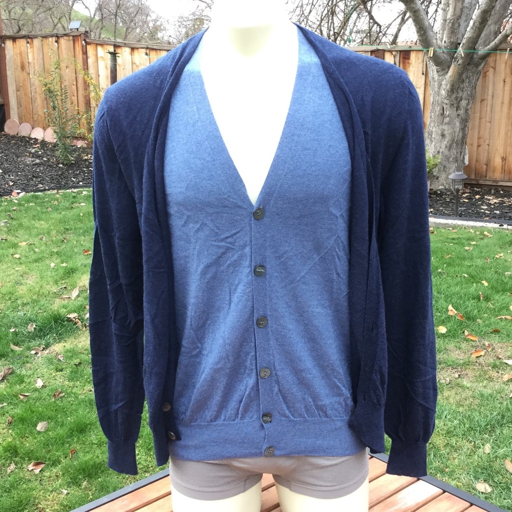 Men’s CANALI Cashmere Dual Front Sweater Cardigan